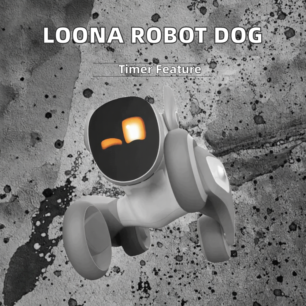 Rechargeable AI Pet Robot Voice Interaction Smart Companion EVA Educational Toy Fetch Ball Game for Kids Adults