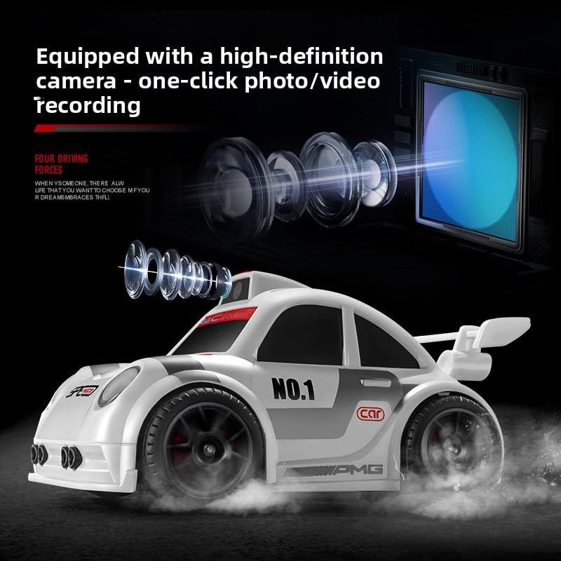 Desktop Mini Smart Remote-Controlled Drift Car with Camera: Real-Time Image Transmission and Remote Follow Features