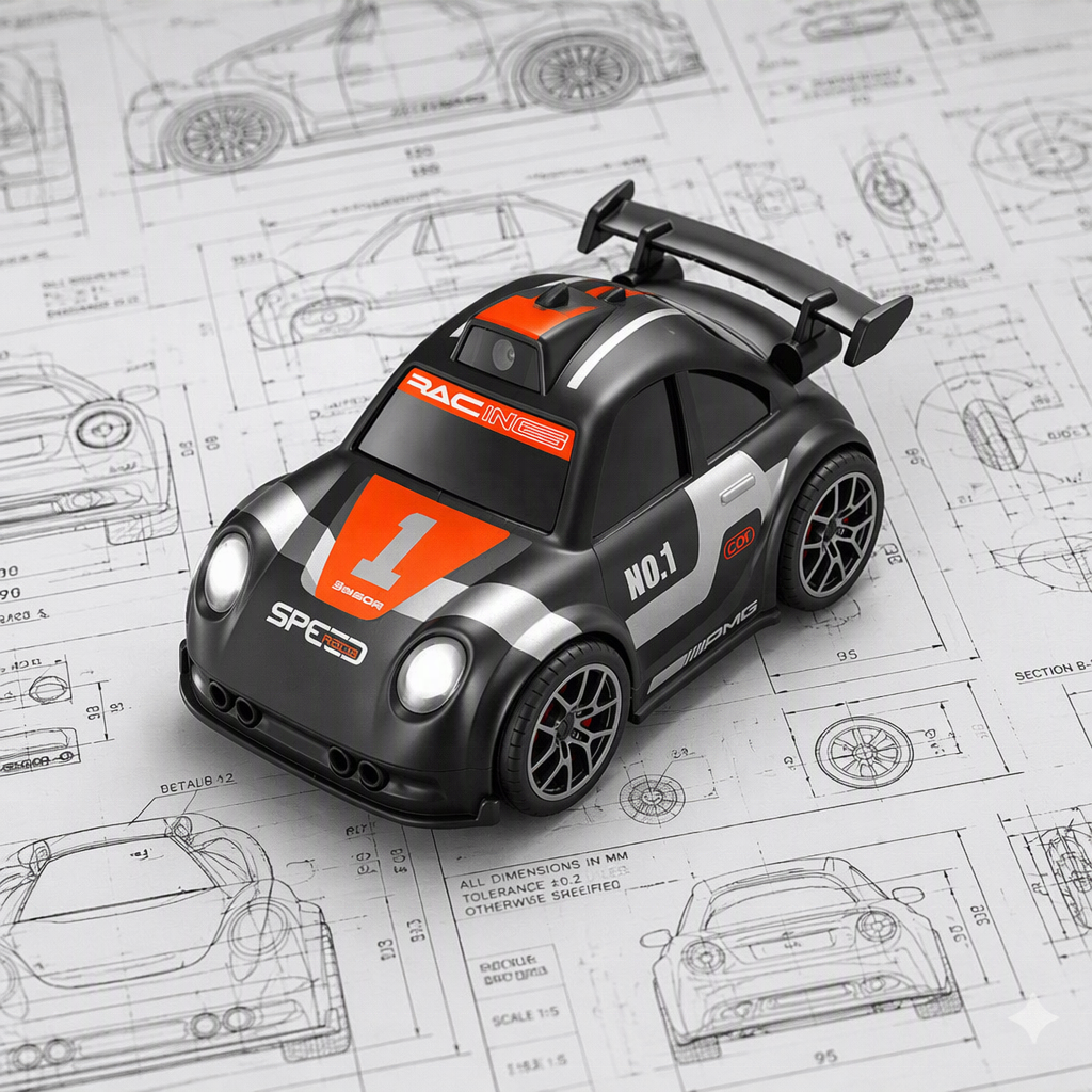 Smart-Sensing Mini RC Car Multifunctional Drift Toy Car with HD Camera for Kids