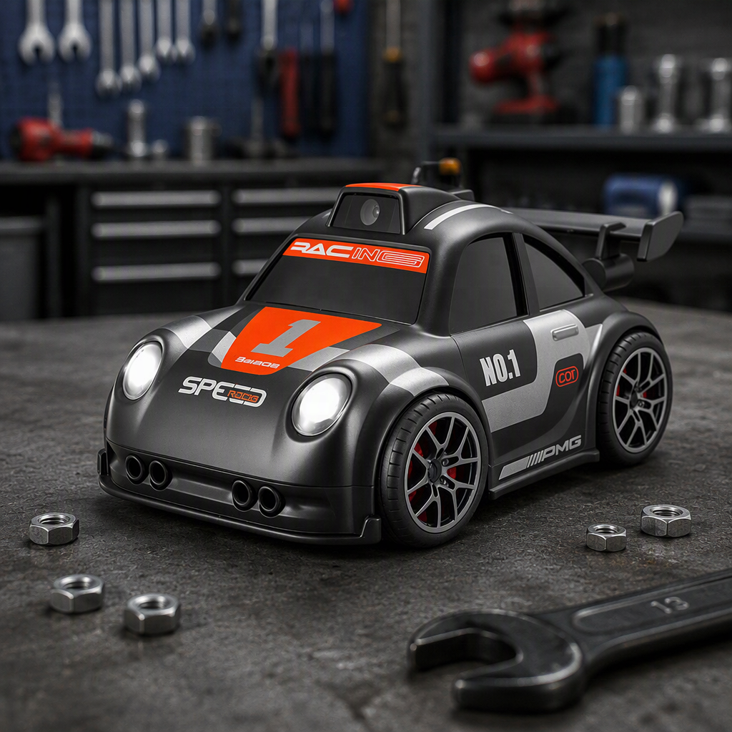 Desktop Mini Smart Remote-Controlled Drift Car with Camera: Real-Time Image Transmission and Remote Follow Features