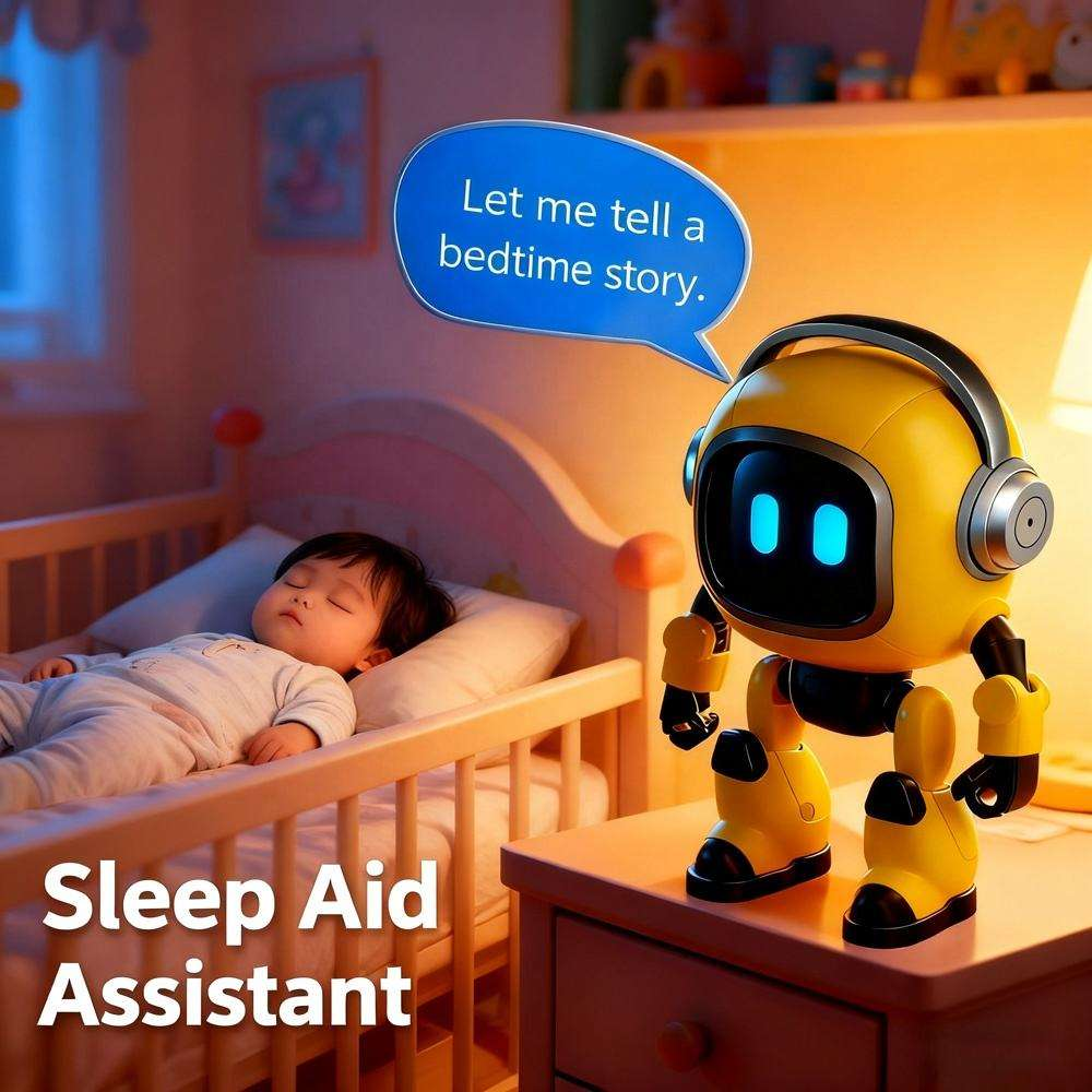 Beautifully Packaged AI Robot, Perfect for Boys and Girls, Birthday, Children's Day, Voice-interactive Early Education Toy.