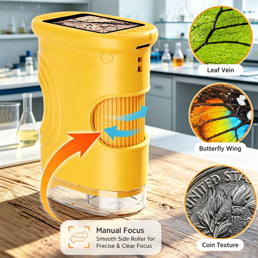 Children's Portable Digital Microscope 1000X