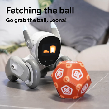 AI Pet Robot Voice Interaction Rechargeable Fetch Ball