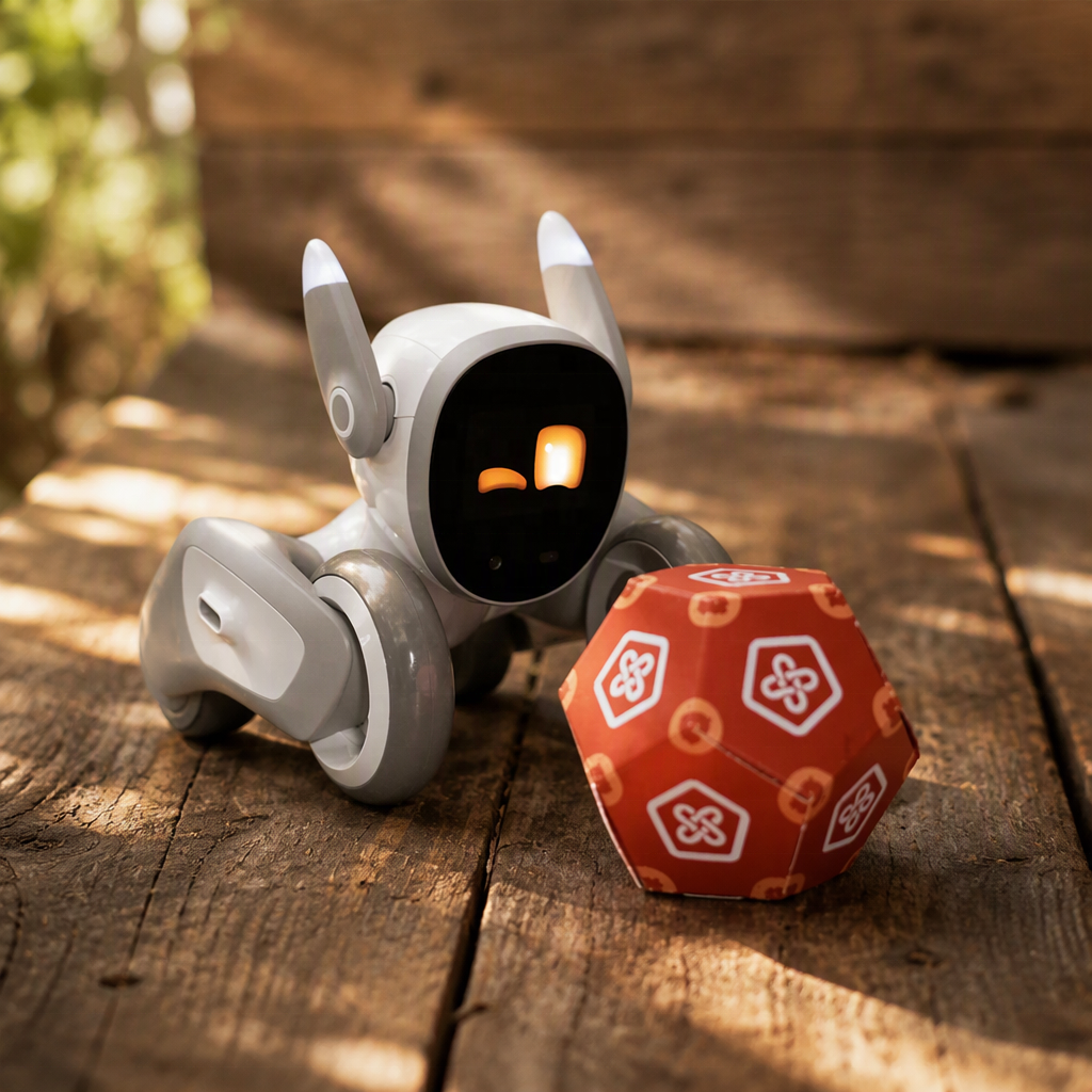 Rechargeable AI Pet Robot Voice Interaction EVA Fetch