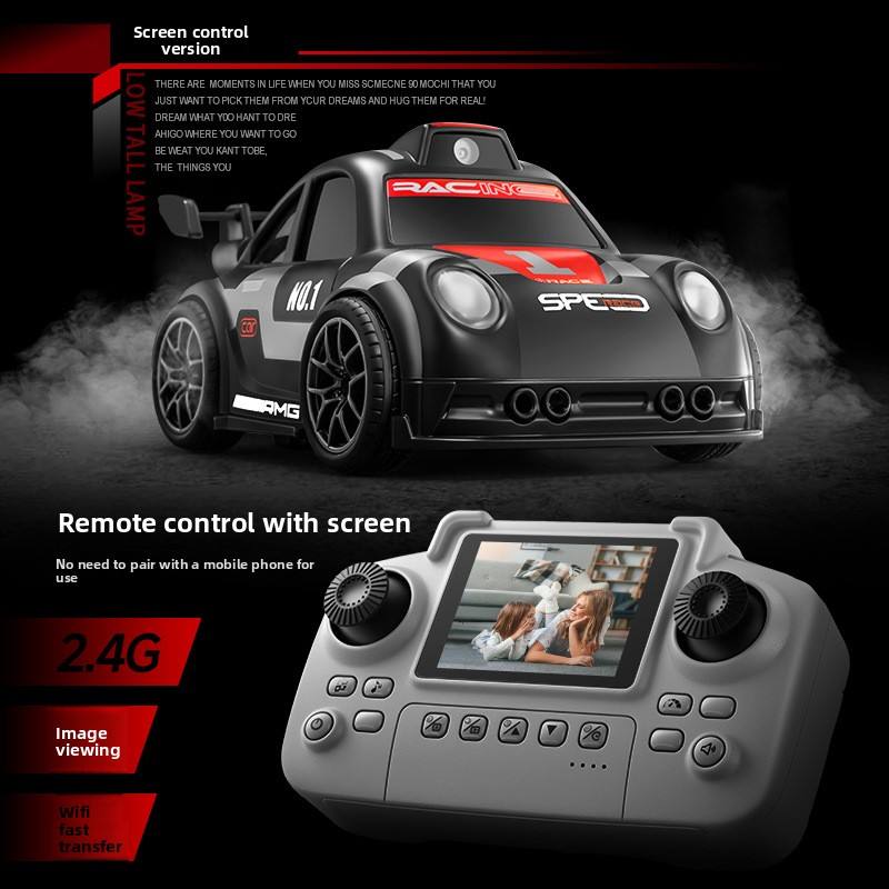 Desktop Mini Smart Remote Control Camera for Drift Cars: Real-time Image Transmission and Remote Follow.