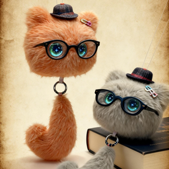 Bedtime Assistant AI-Powered Cotton Plush Cat