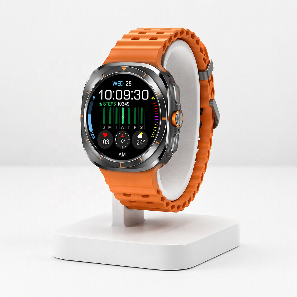 Newly Designed AI Smartwatch, Sleep Tracker, square Shape, IP68 Waterproof, Suitable for Fitness.