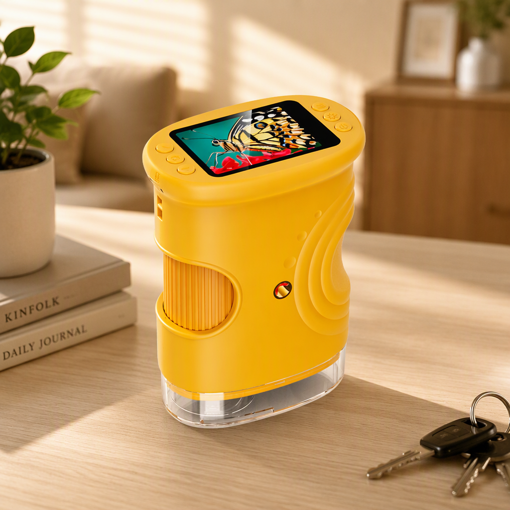Portable Handheld Digital Microscope for Kids STEM Toy